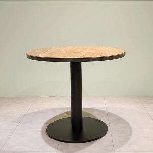 빌바오3 원목 원형 테이블
